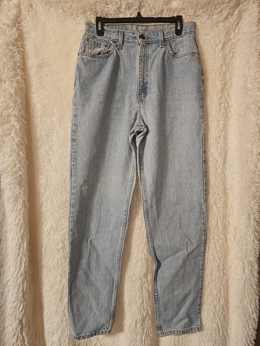 Levi's Light Blue Denim Slim Fit Tapered Leg Jeans Size 14W
